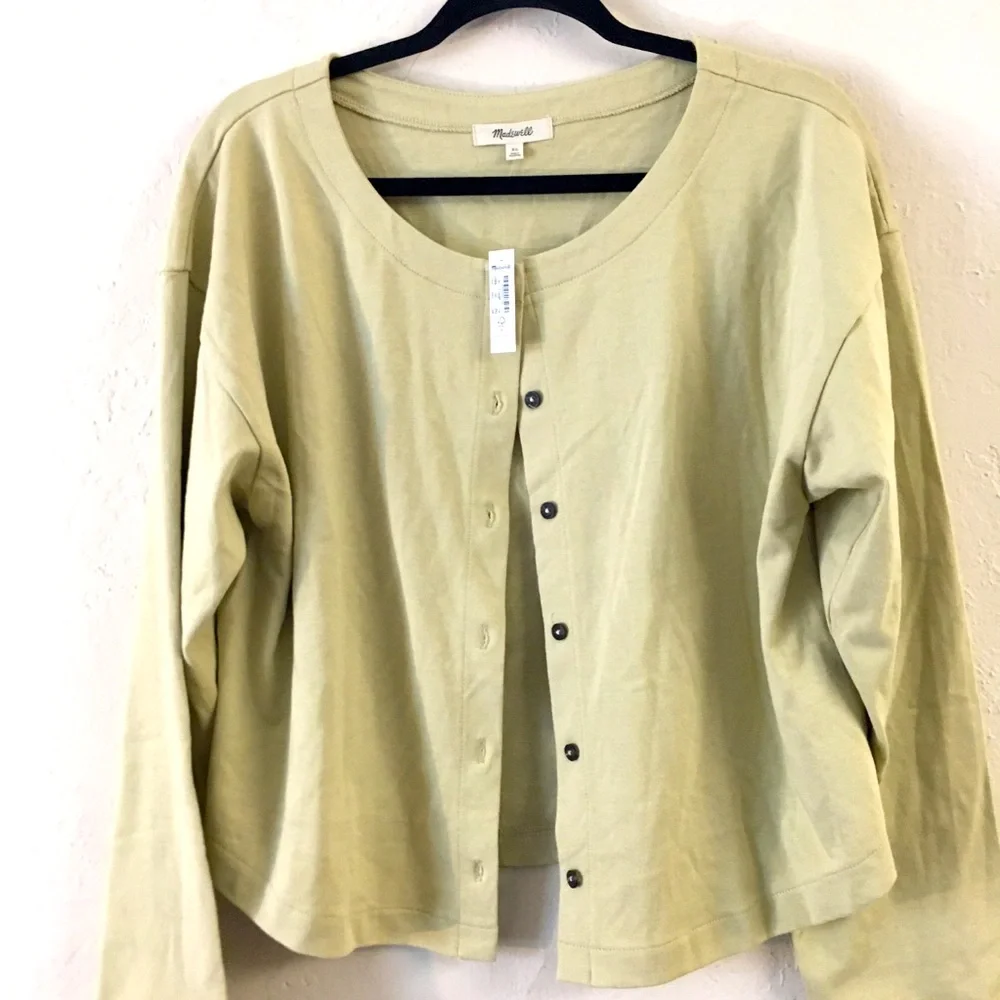 Madewell 100% Cotton Cardigan XL NEW - Picture 1 of 8